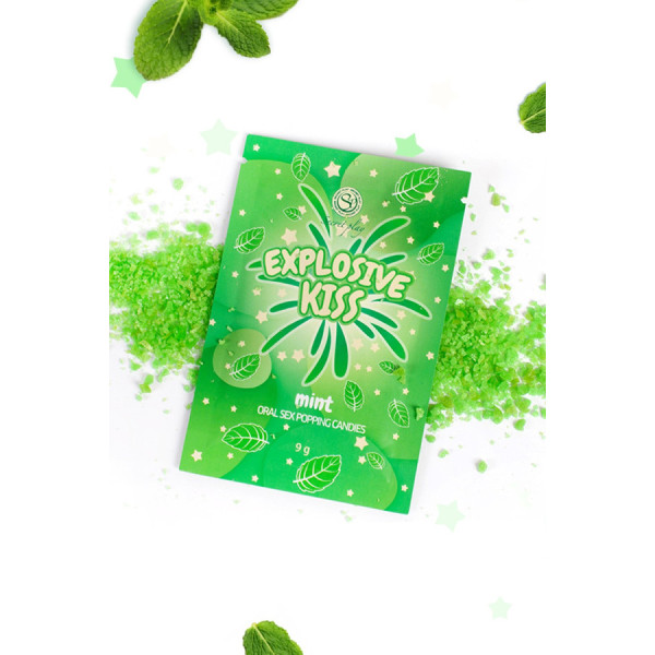Bonbons pétillants à la menthe spécial sexe oral 